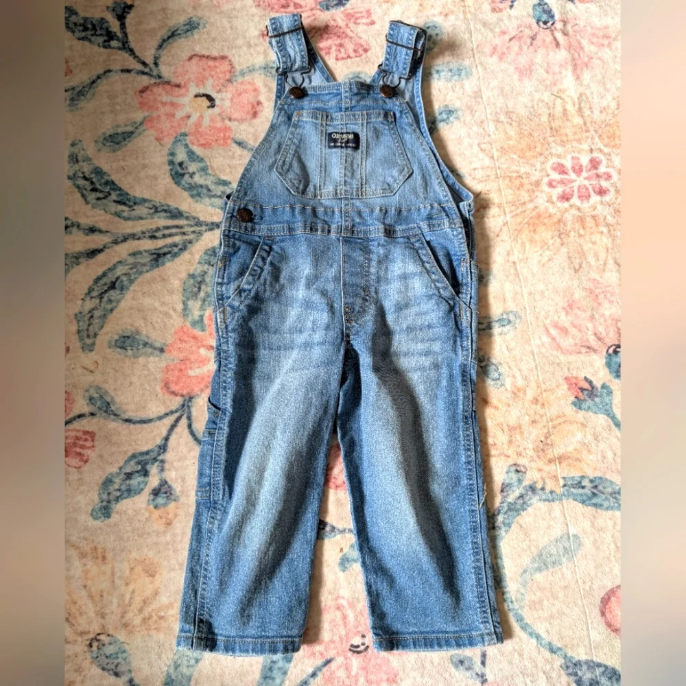 $‎ 💥3/$24 OshKosh B'gosh Blue Denim Overalls